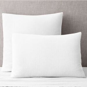 Restoration Hardware Italian Garment-Dyed Linen Sham (Standard) - White
